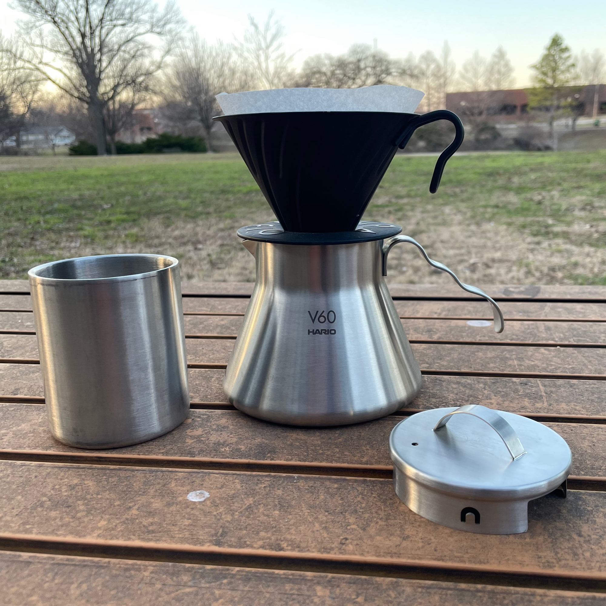 Hario Outdoor V60 Metal Coffee Server