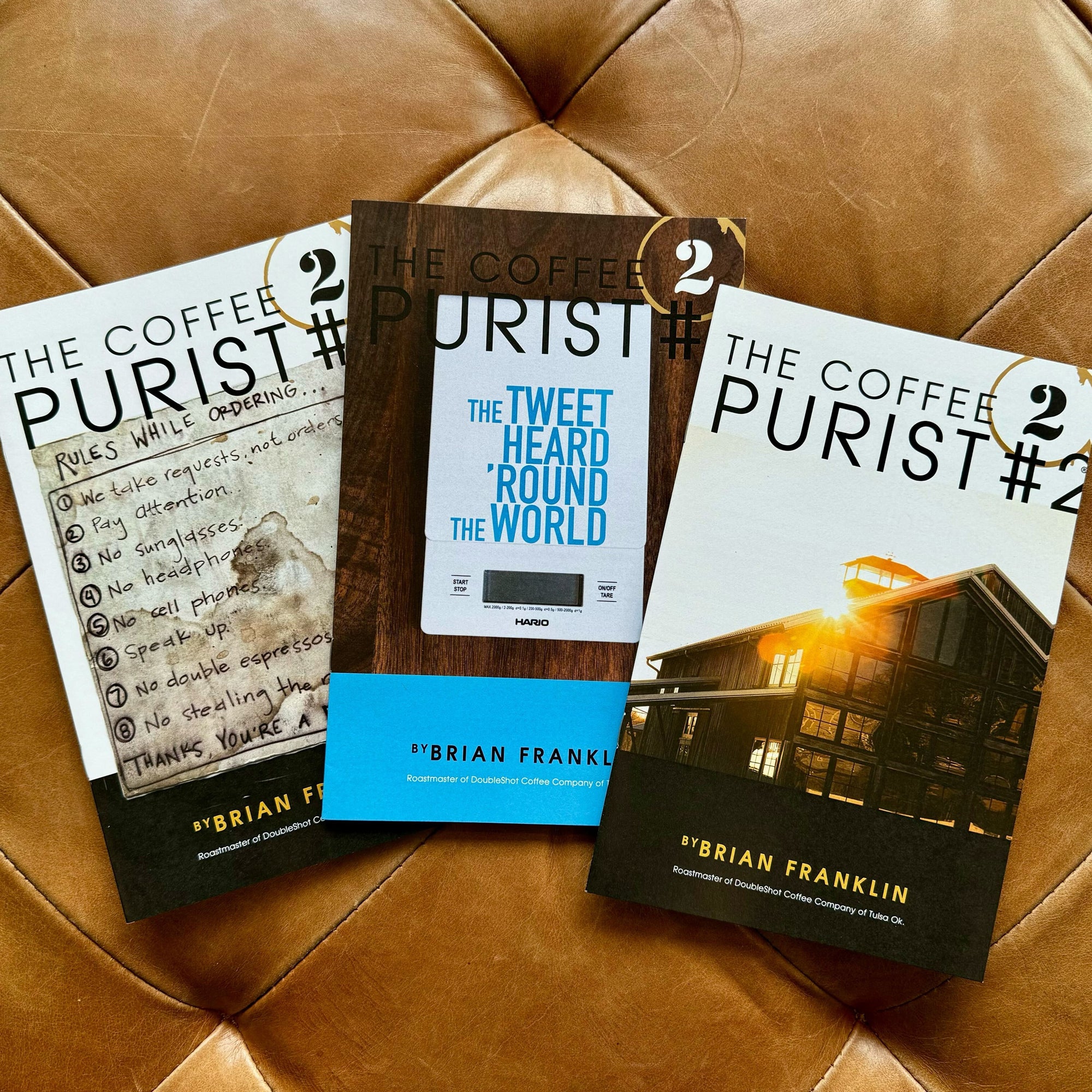 The Coffee Purist zines #1, 2, and 3