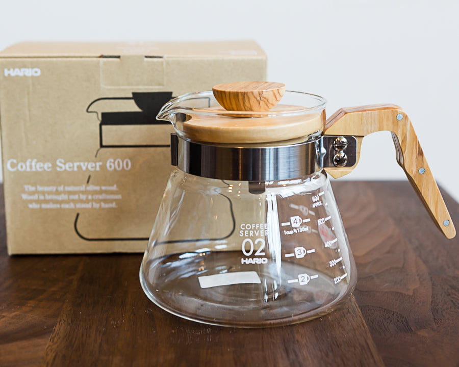Hario Glass Coffee Server with Wood Handle