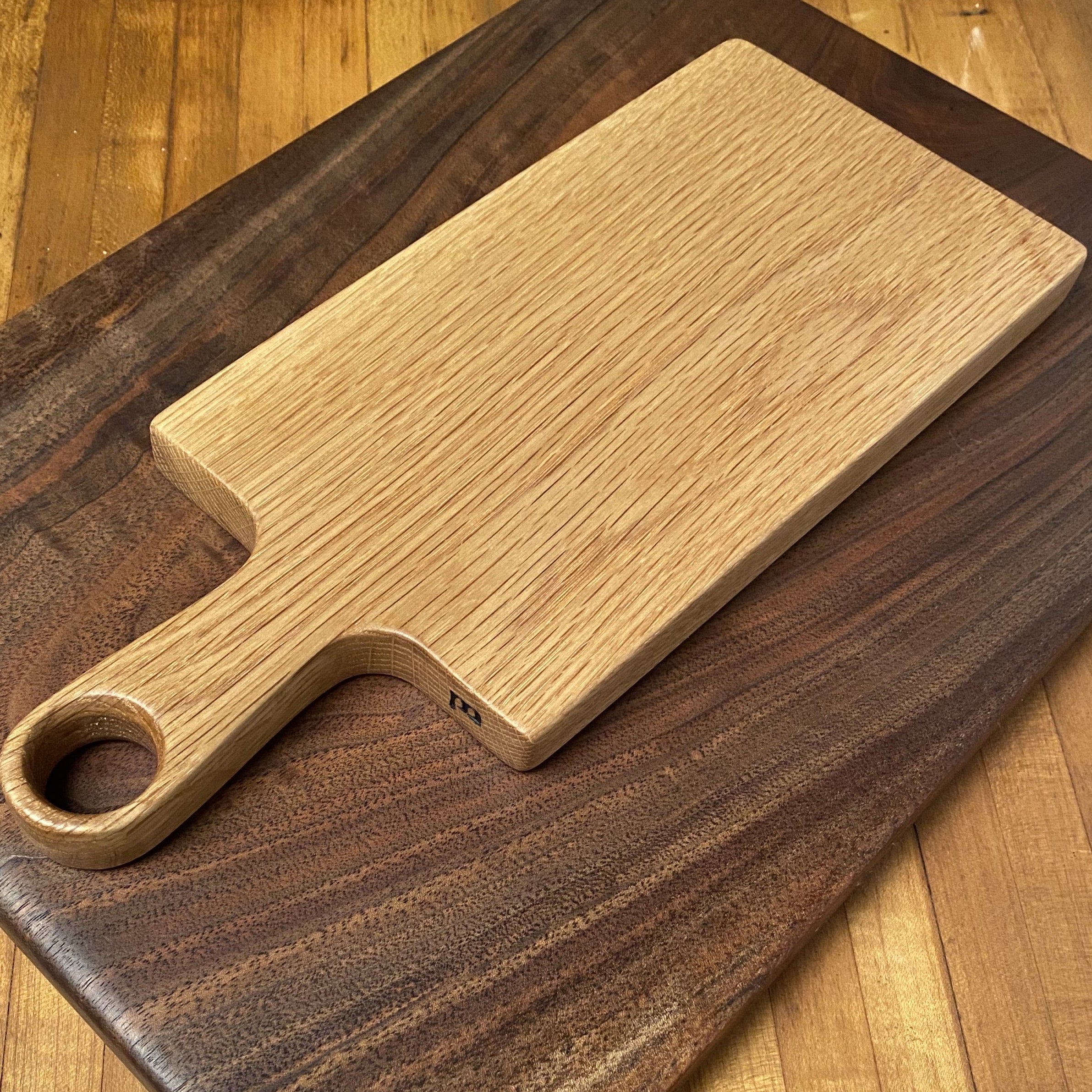 Large White Oak Rounded Corner Cutting Board